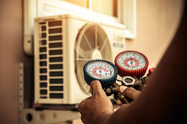 Professional Air Conditioning Service technician working in Drumore, PA